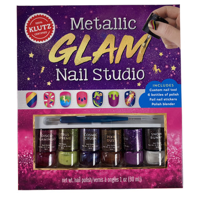 Klutz Metallic Glam Nail Studio    