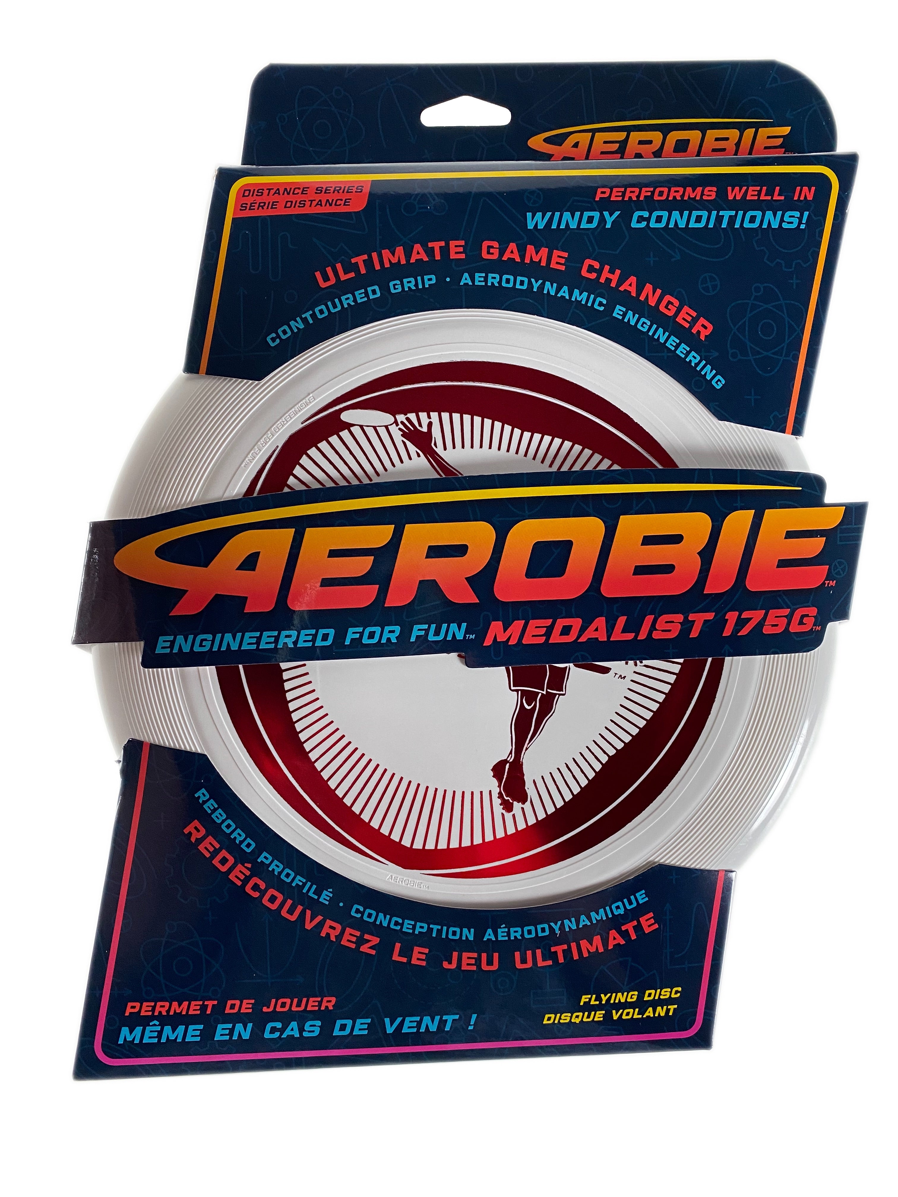Aerobie Medalist 175 White With Red    