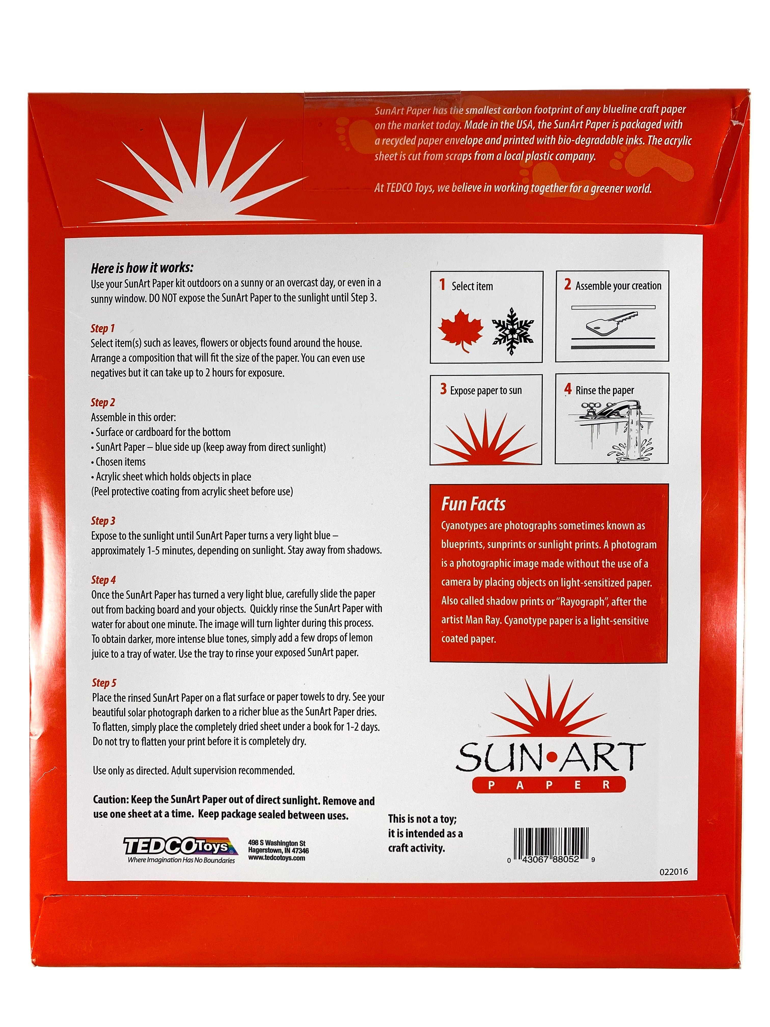 Sun Art Paper Kit 8x10    