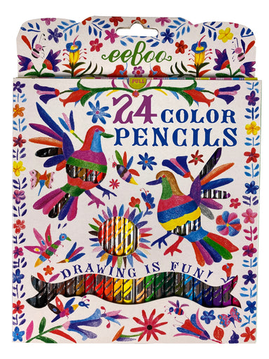 Oaxaca Birds - 24 Color Pencils    