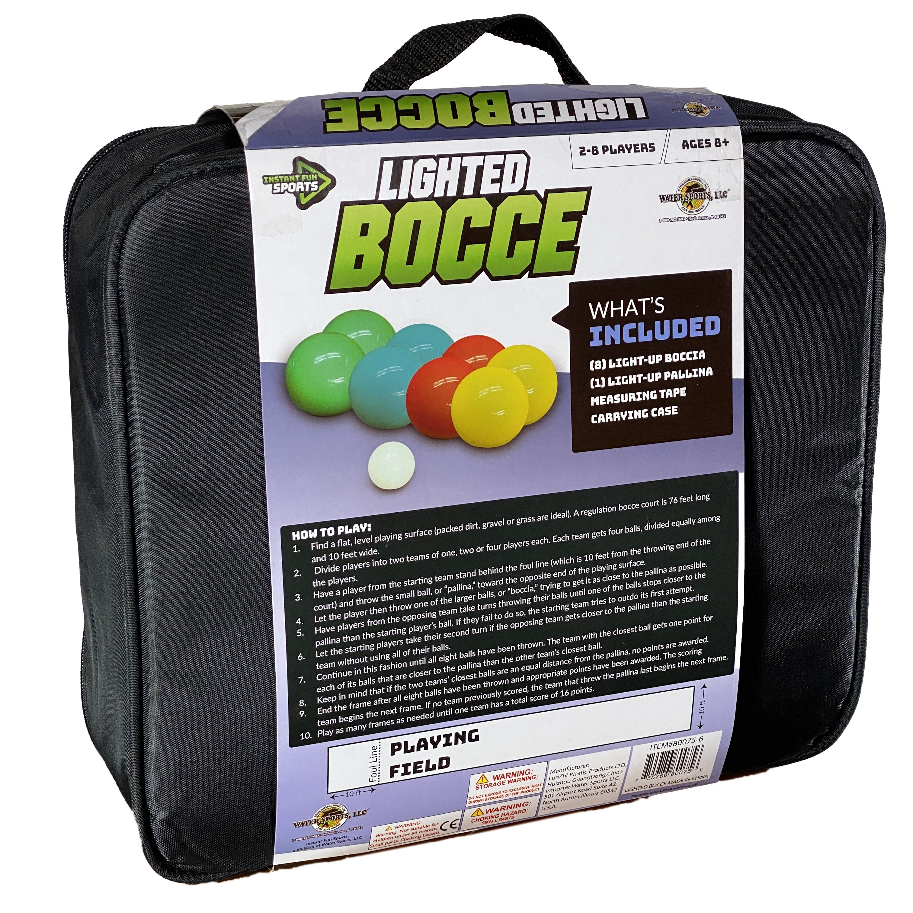 Lighted Bocce Ball Game    