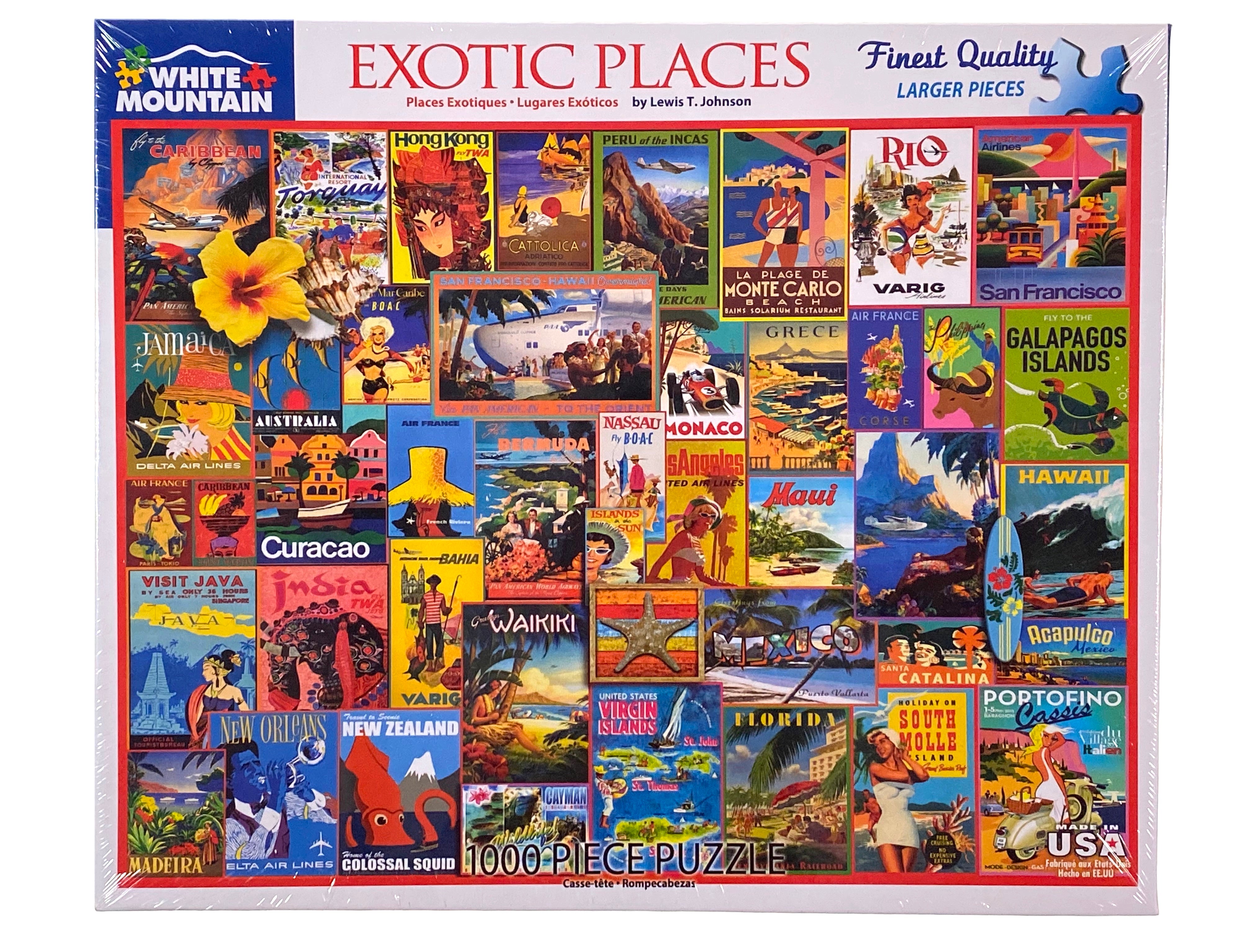 Exotic Places 1000 Piece Puzzle    