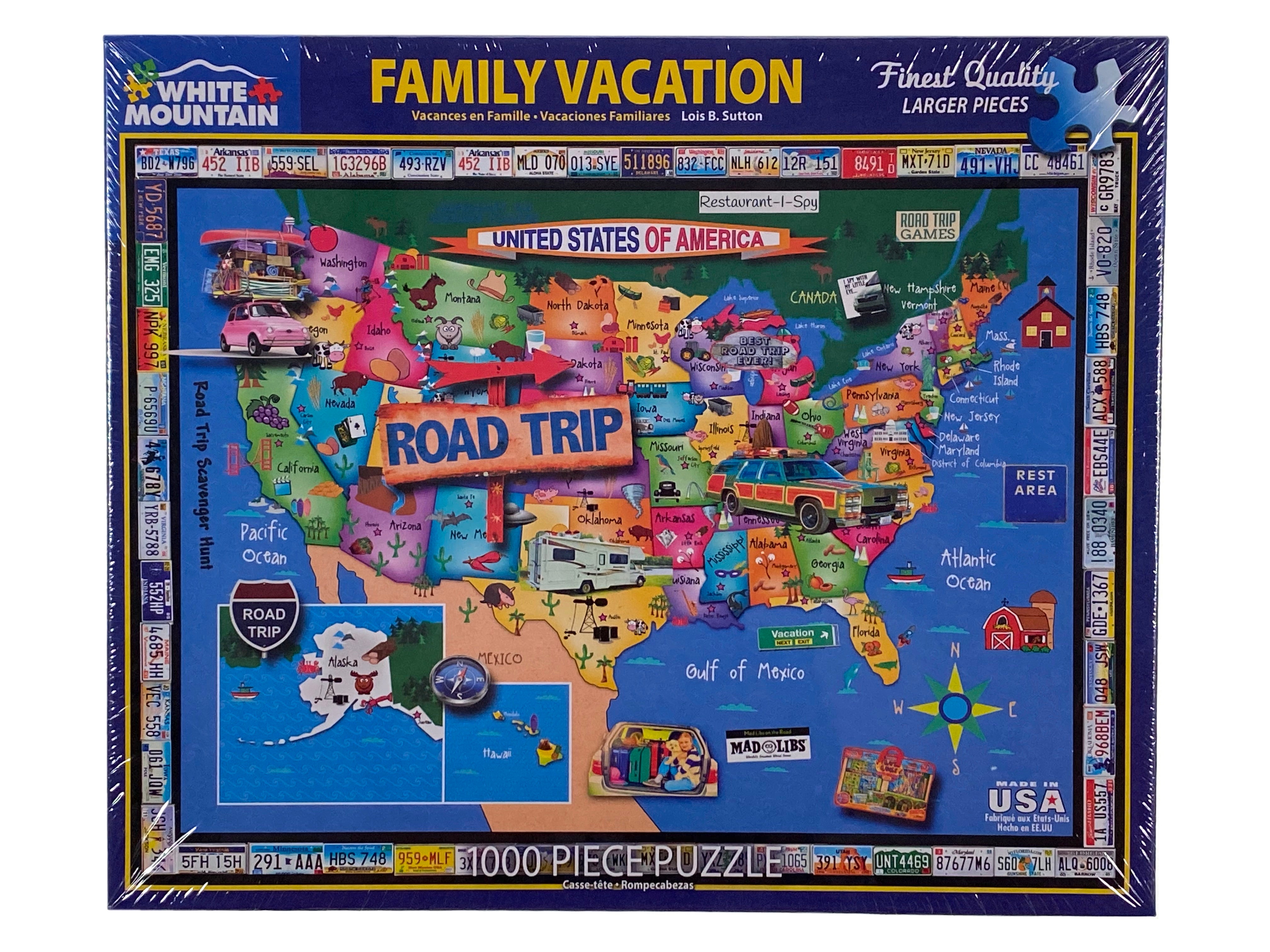Family Vacation 1000 Piece Puzzle    