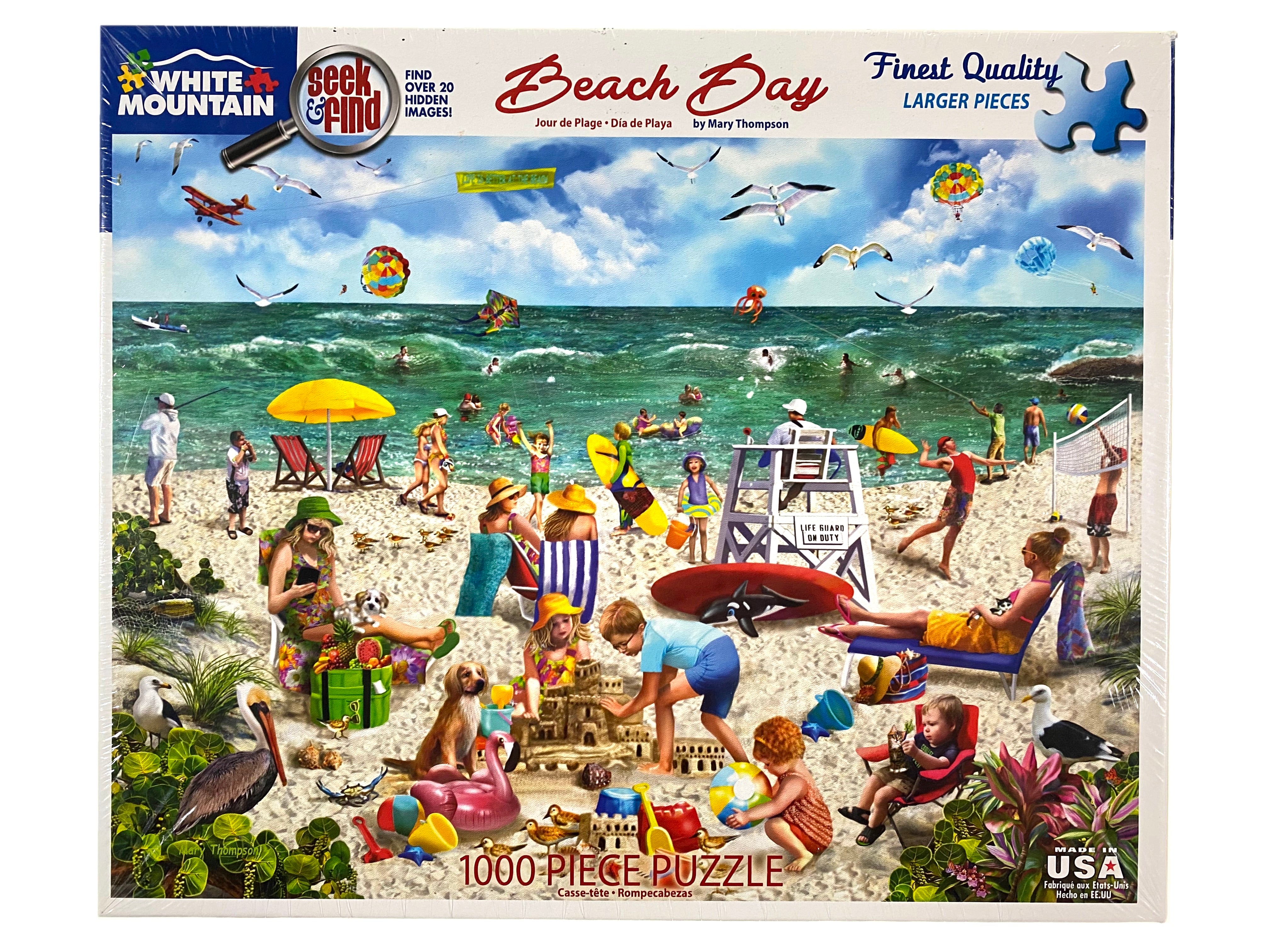 Beach Day 1000 piece puzzle    