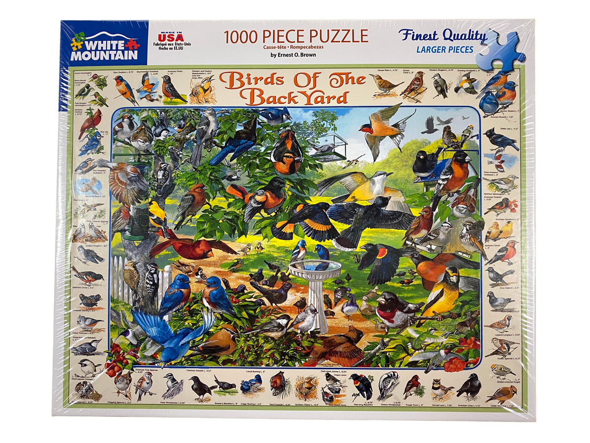 Birds of the Backyard 1000 piece puzzle — Bird in Hand