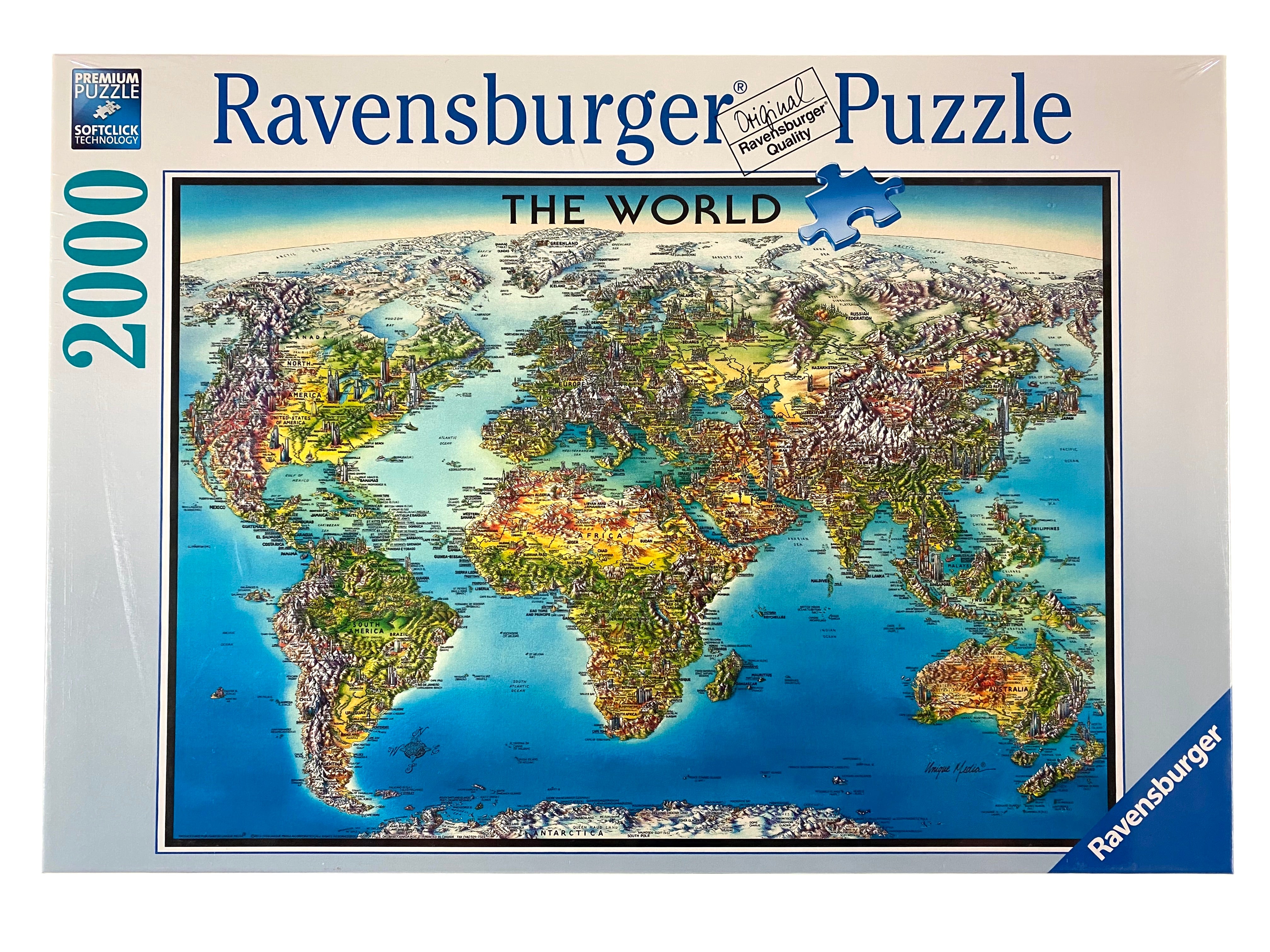 World Map 2000 piece puzzle    