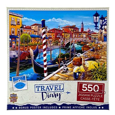 Travel Diary Venice 550 Piece Puzzle    