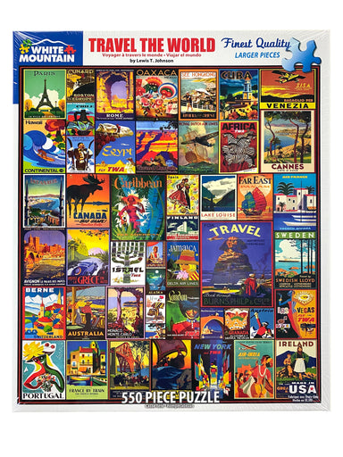Travel The World 550 Piece Puzzle    
