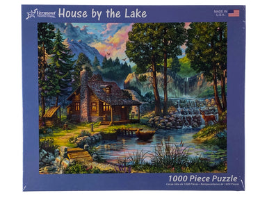 House By The Lake 1000 Piece Puzzle    