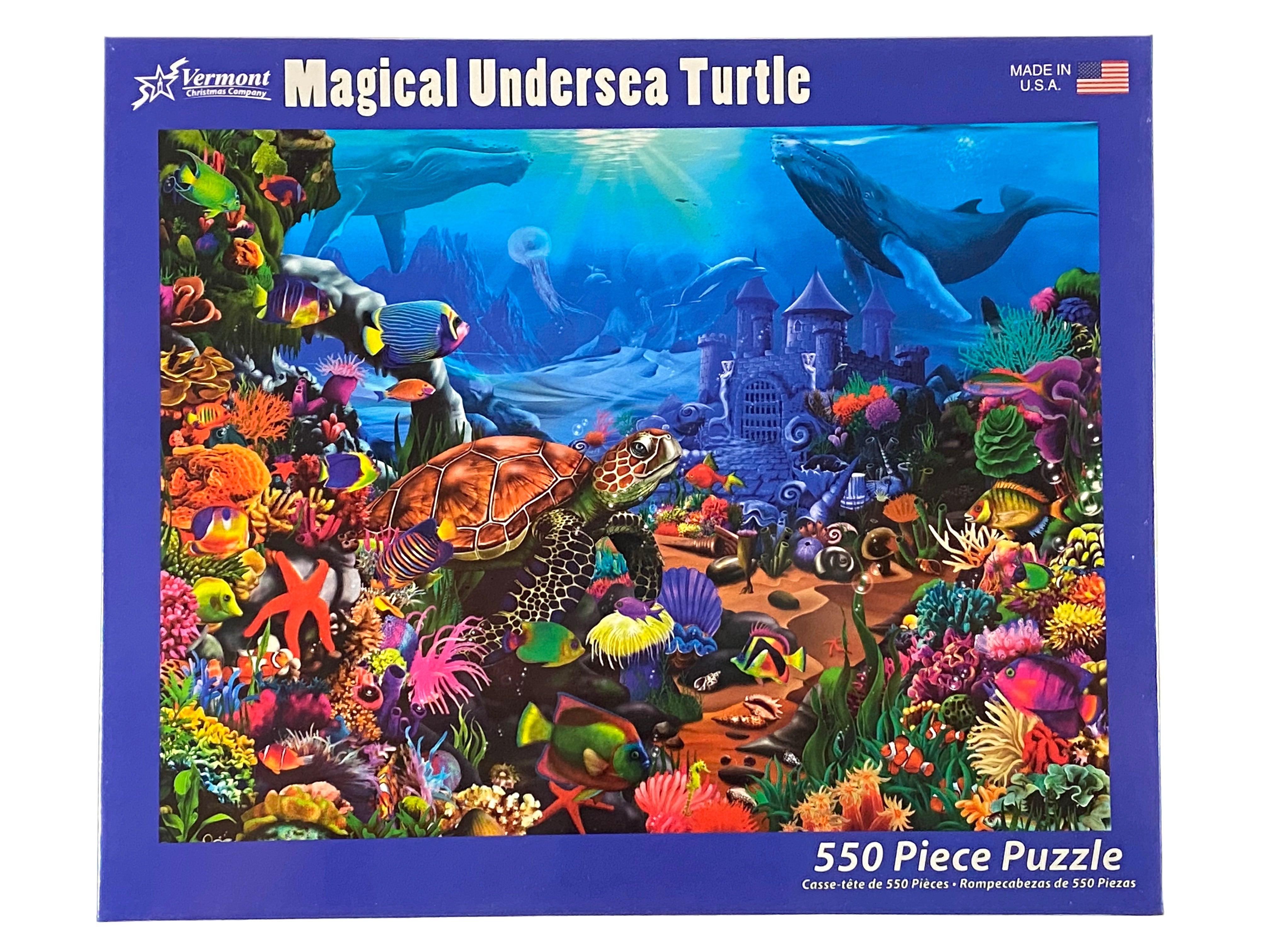 Magical Undersea Turtle 550 Piece Puzzle    