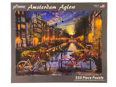 Amsterdam Aglow 550 Piece Puzzle    