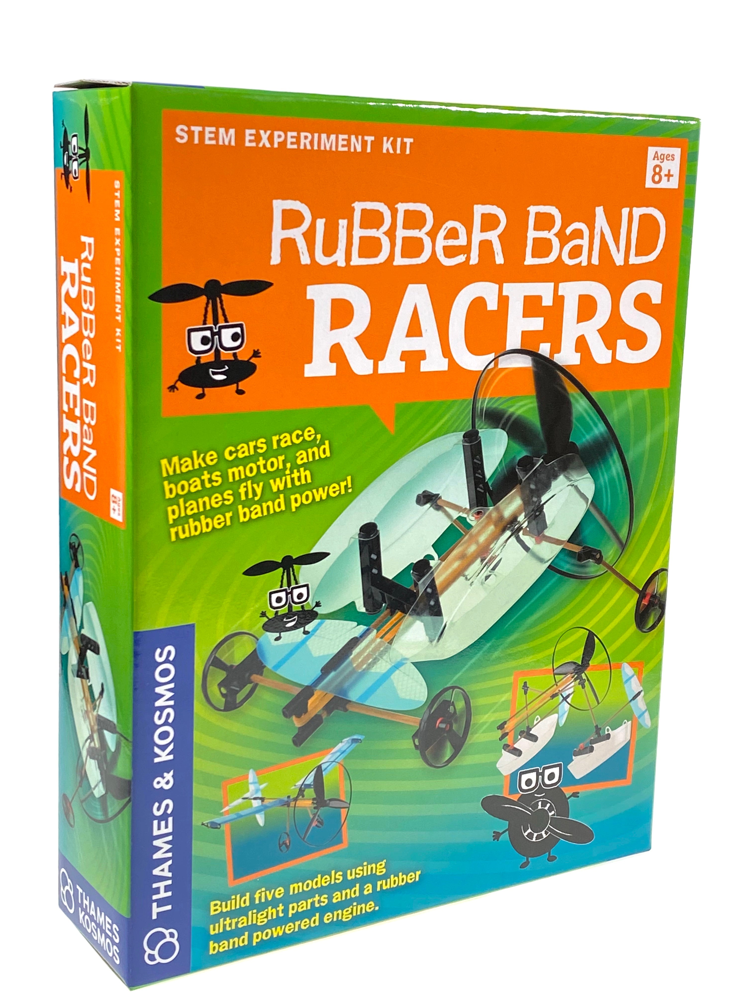 Rubber Band Racers - 5 in 1 Models    