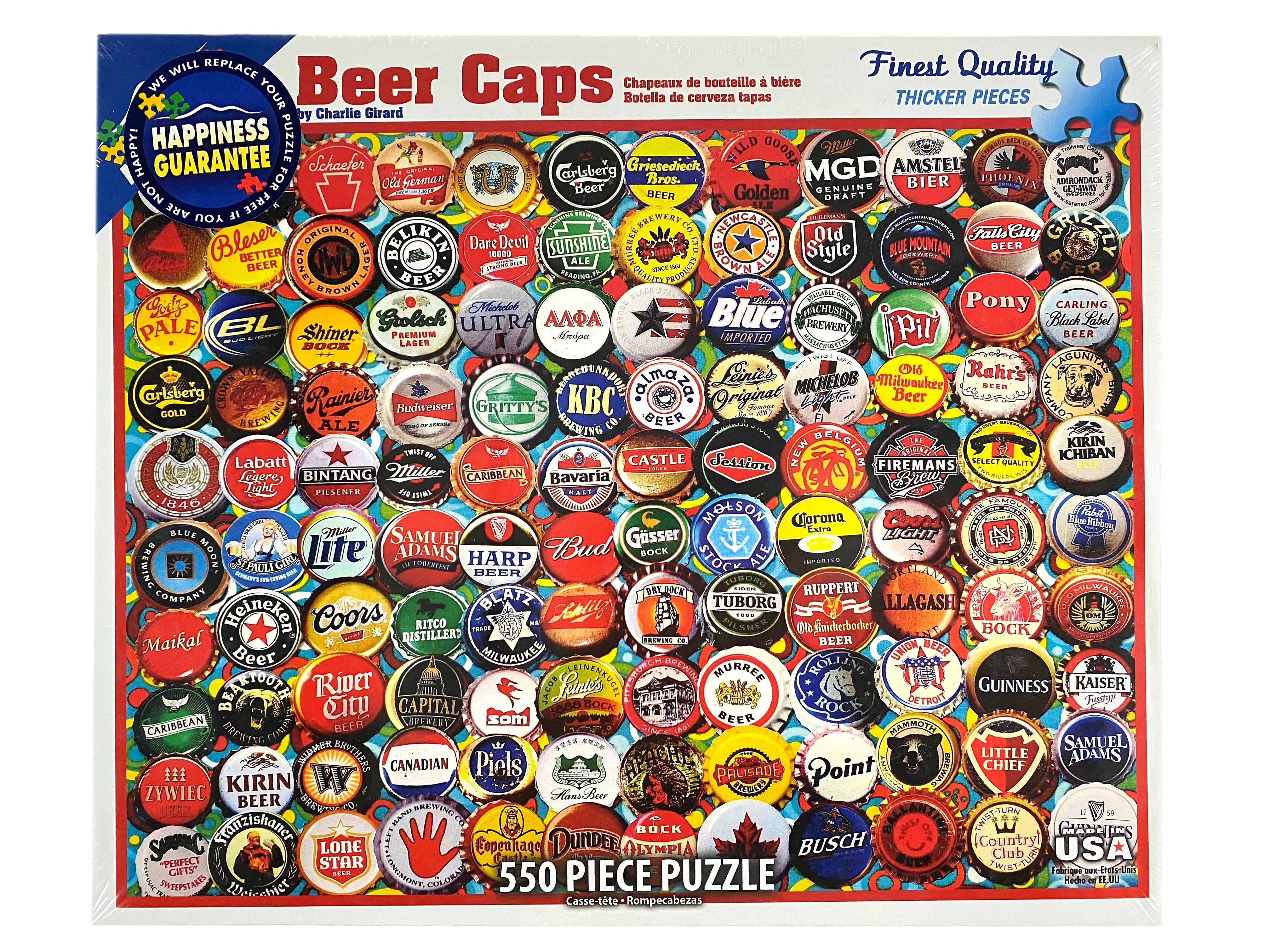 Beer Caps 550 Piece Puzzle    