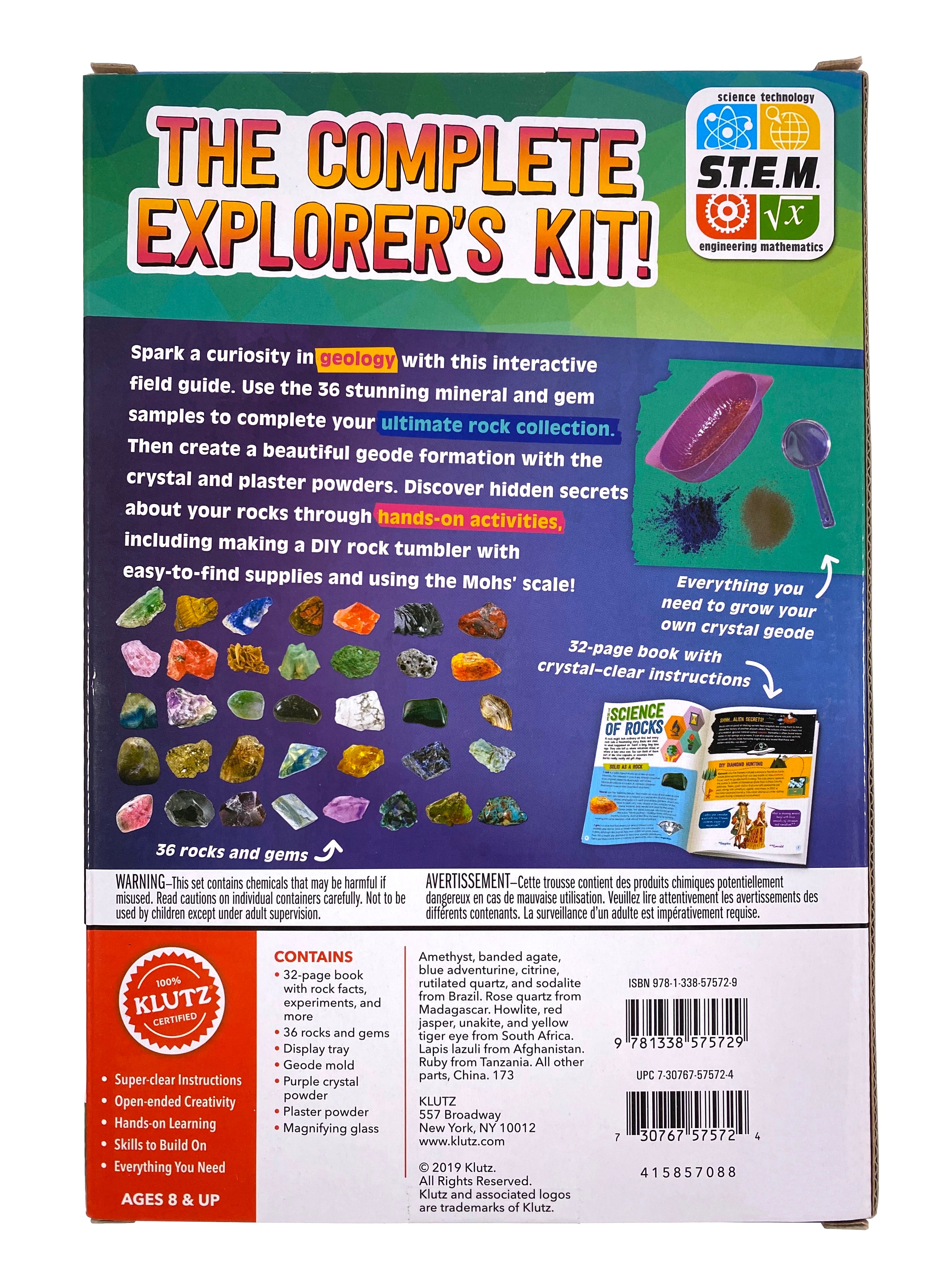Rocks, Gems, Geodes Kit : STEM Kit - Exit9 Gift Emporium