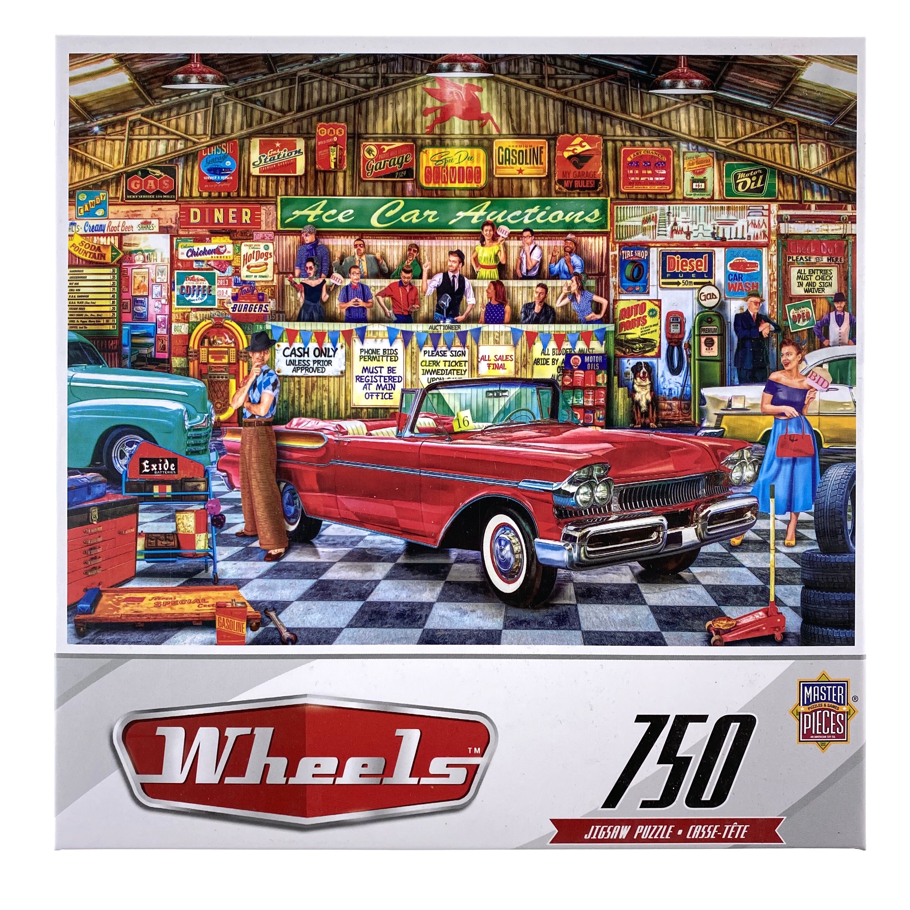 Wheels - The Auctioneer 750 Piece Puzzle    