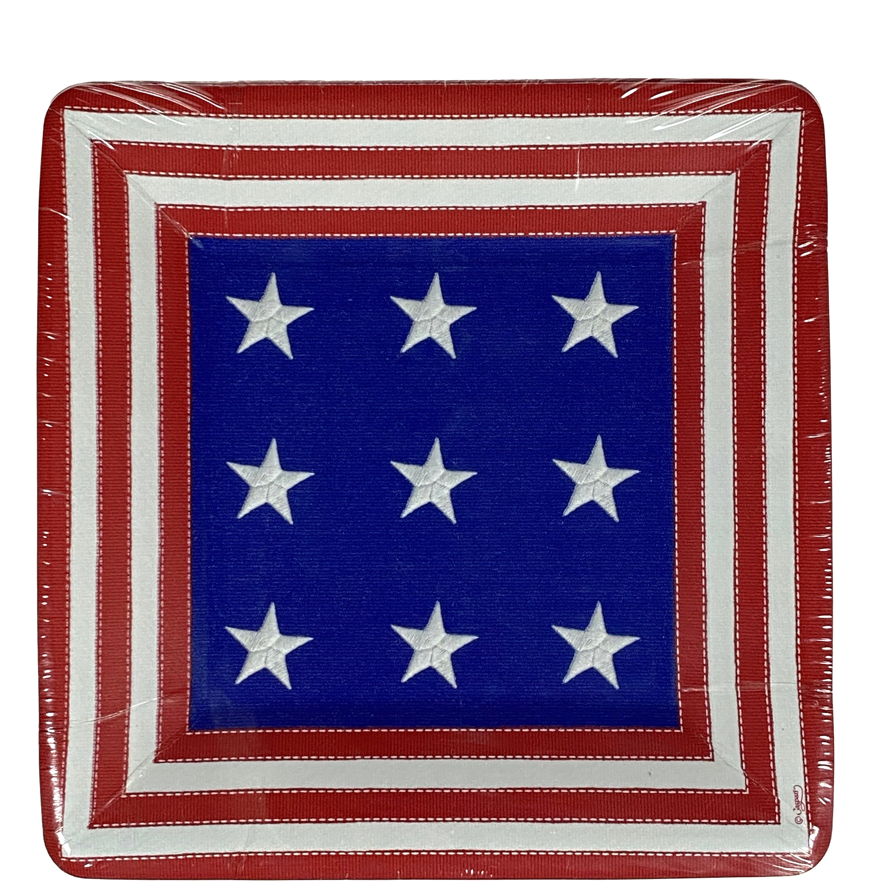 Star Spangled Paper Lunch or Dessert Plate    