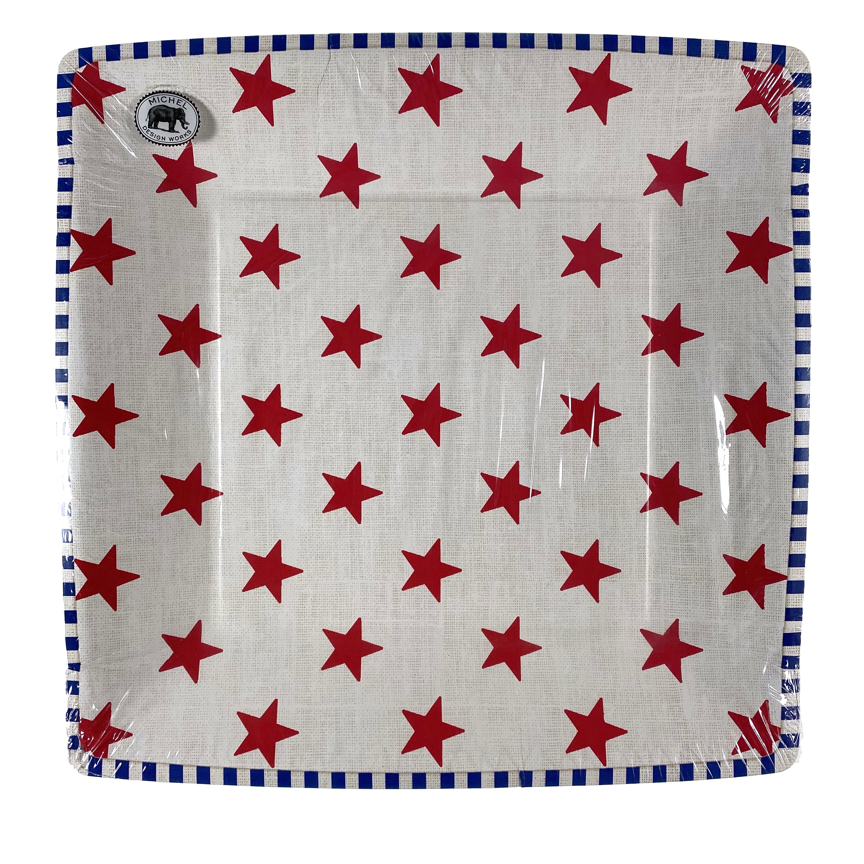 Stars And Stripes Paper Dinner Plates    