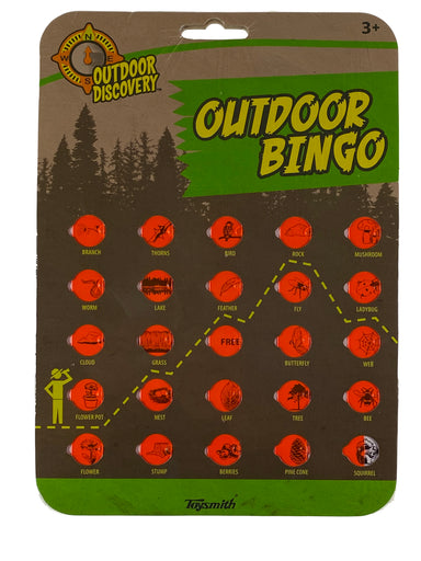 Outdoor Bingo - Single Reusable Bingo Card    