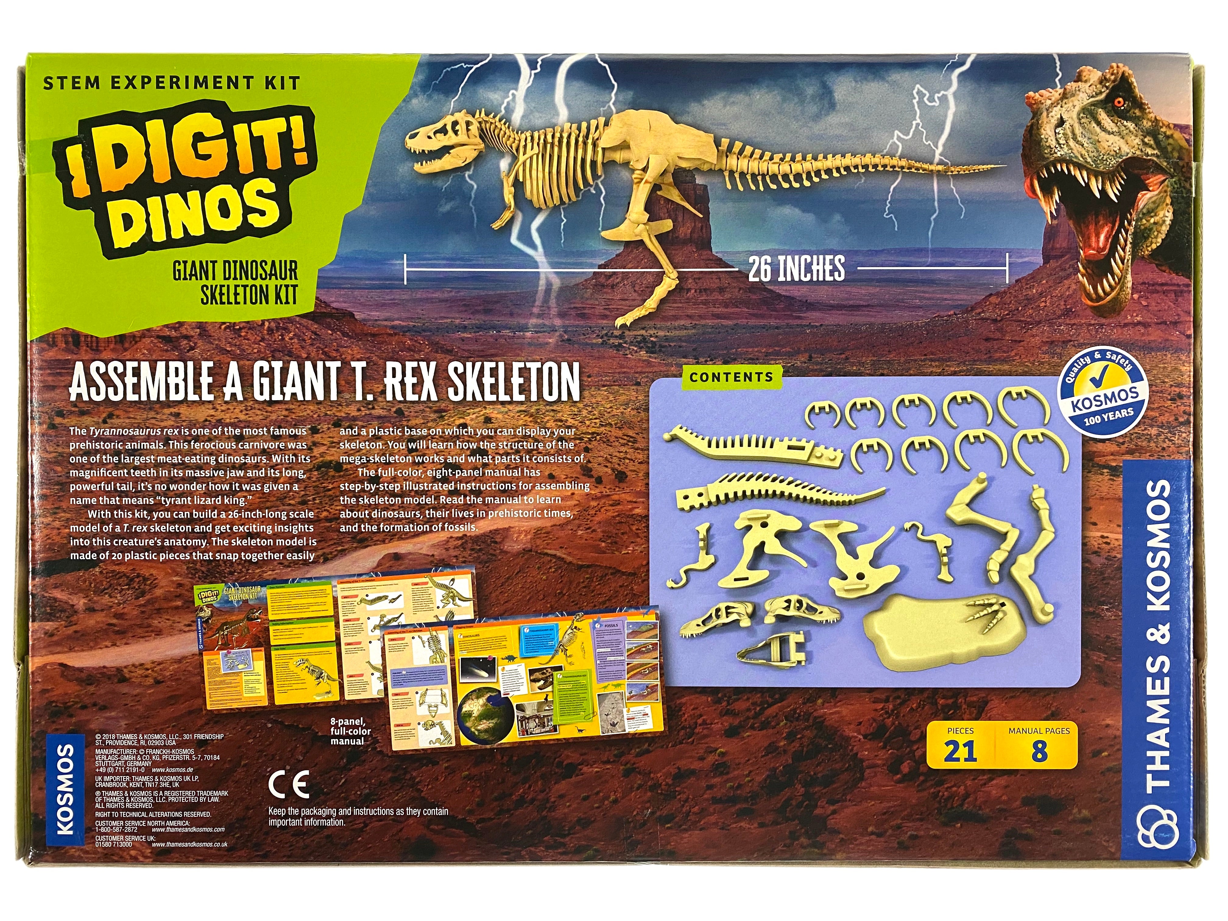 I Dig  It! Dinos - Giant Dinosaur Skeletion Kit    