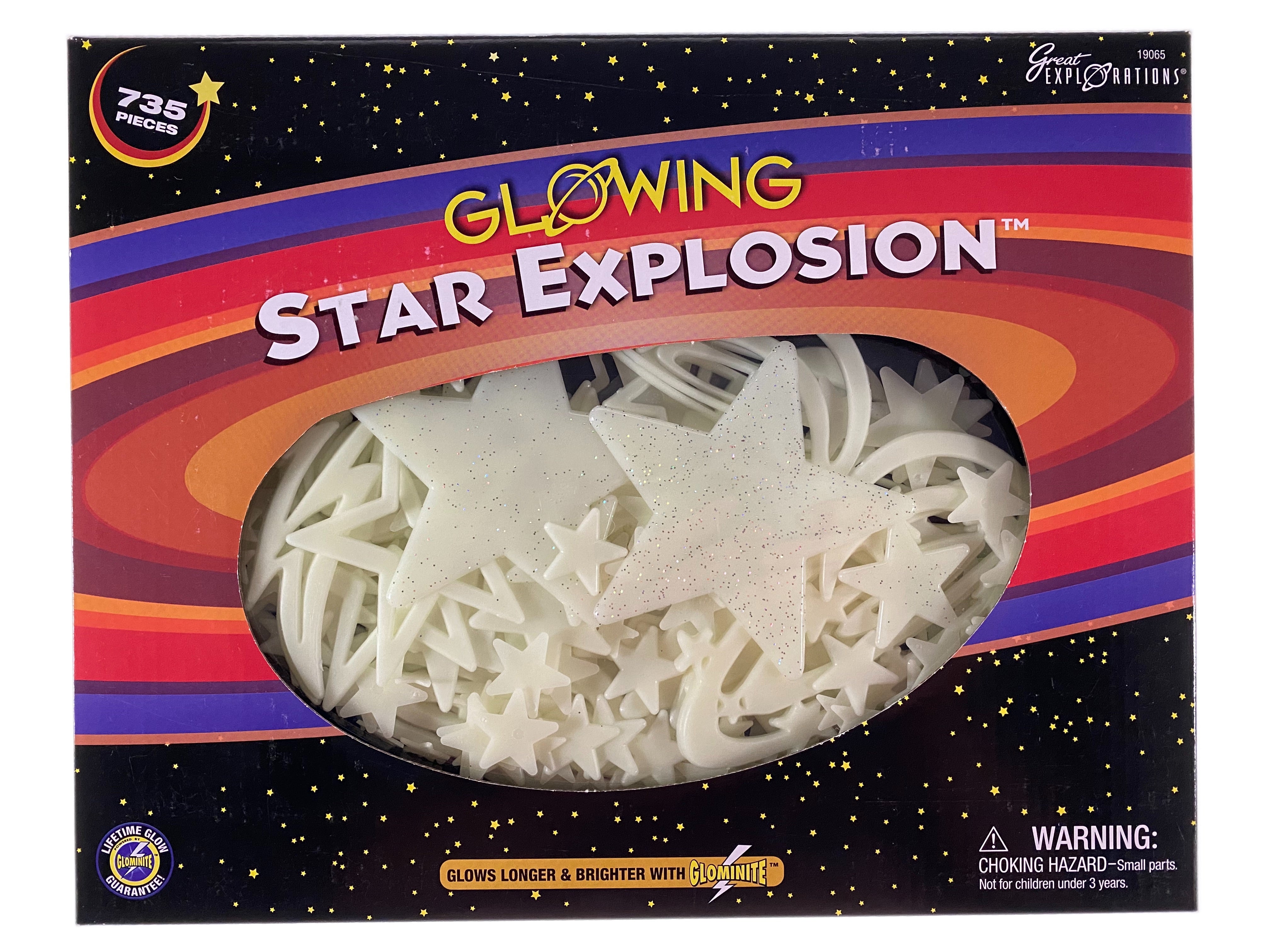 Glow-in-the-Dark Star Explosion    