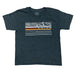 Carlesgood Stripe - Kids T-Shirt DARK HEATHER XS  