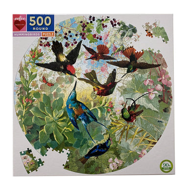 Hummingbirds 500 Piece Round Puzzle    