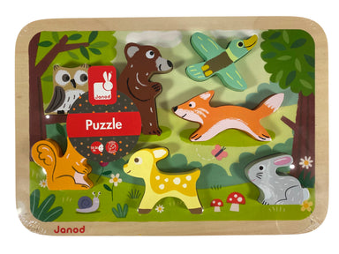 Bhil Elephant & Deer - 20 Piece Jigsaw Puzzle - Set of 2