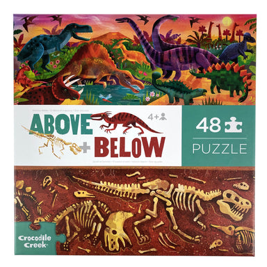 Above and Below Dino World 48 Piece Puzzle    