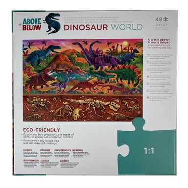 Above and Below Dino World 48 Piece Puzzle    