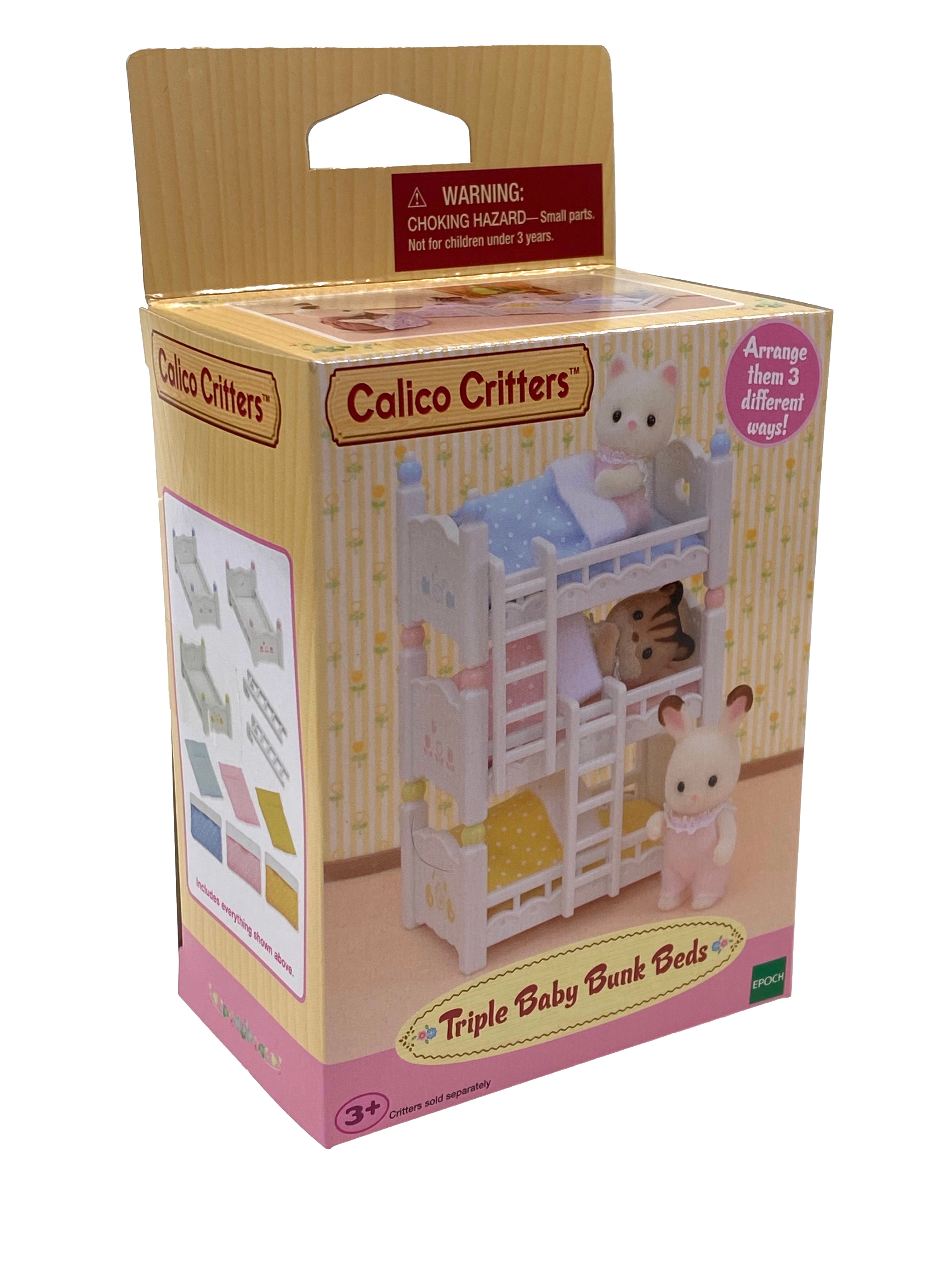 Calico Critters Triple Baby Bunk Beds    