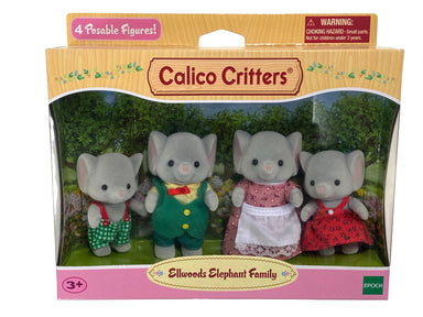Calico Critters Ellwoods Elephant Family    