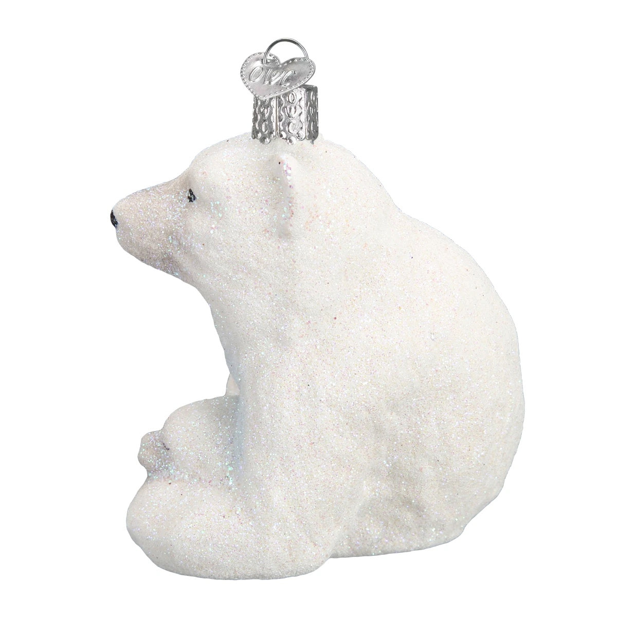Old World Christmas Polar Bear With Cub Ornament    