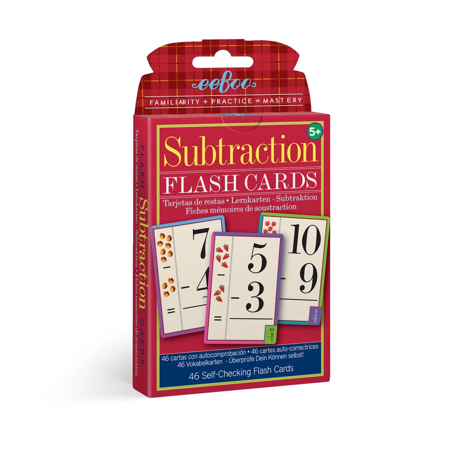 Subtracton Flash Cards    