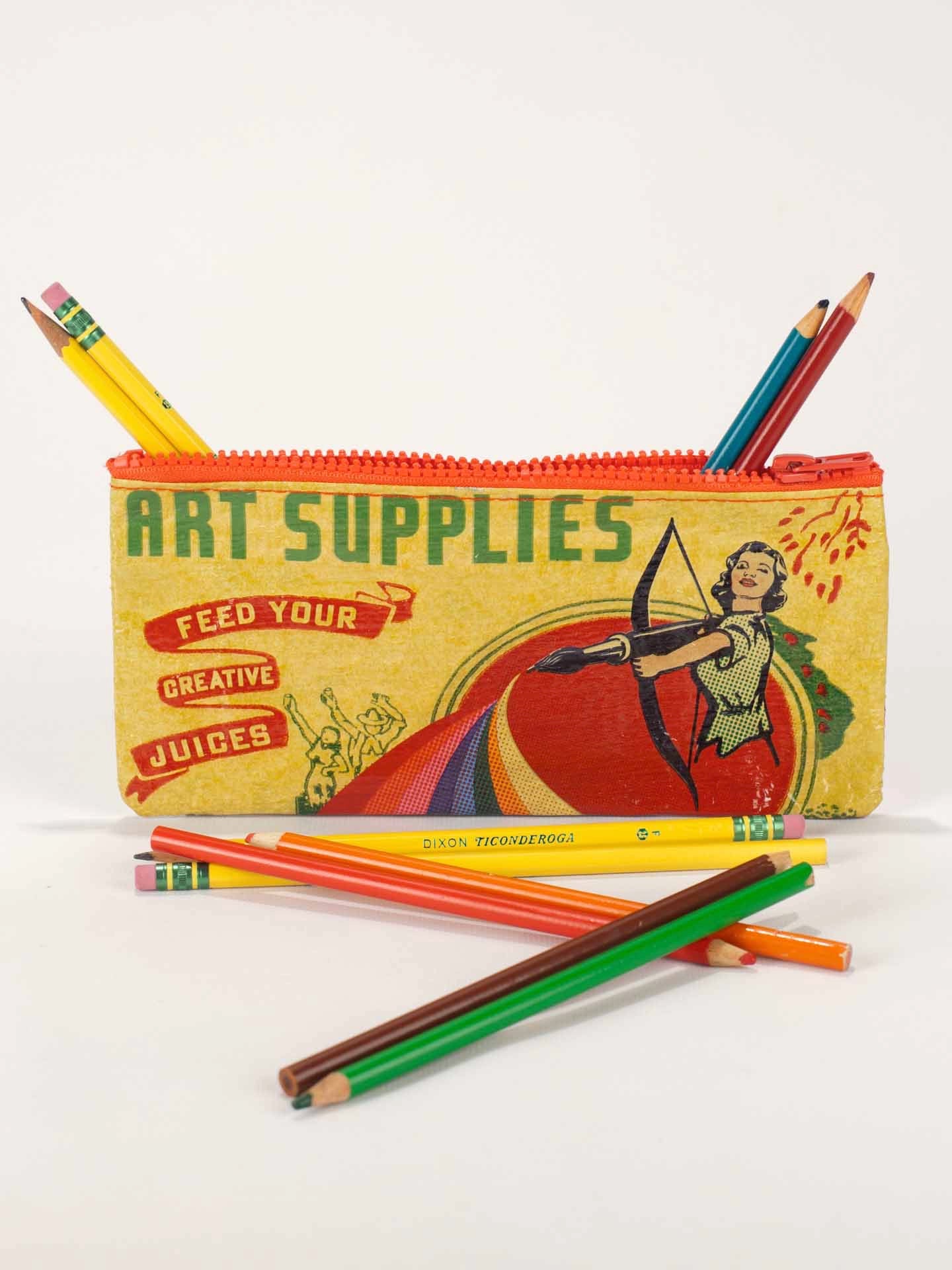 Blue Q Pencil Case - Art Supplies    