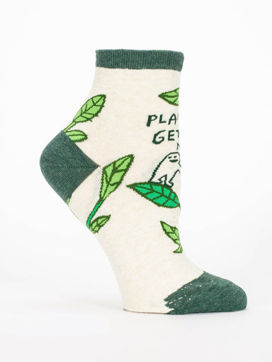 Blue Q Womens Ankle Socks - Plants Get Me    