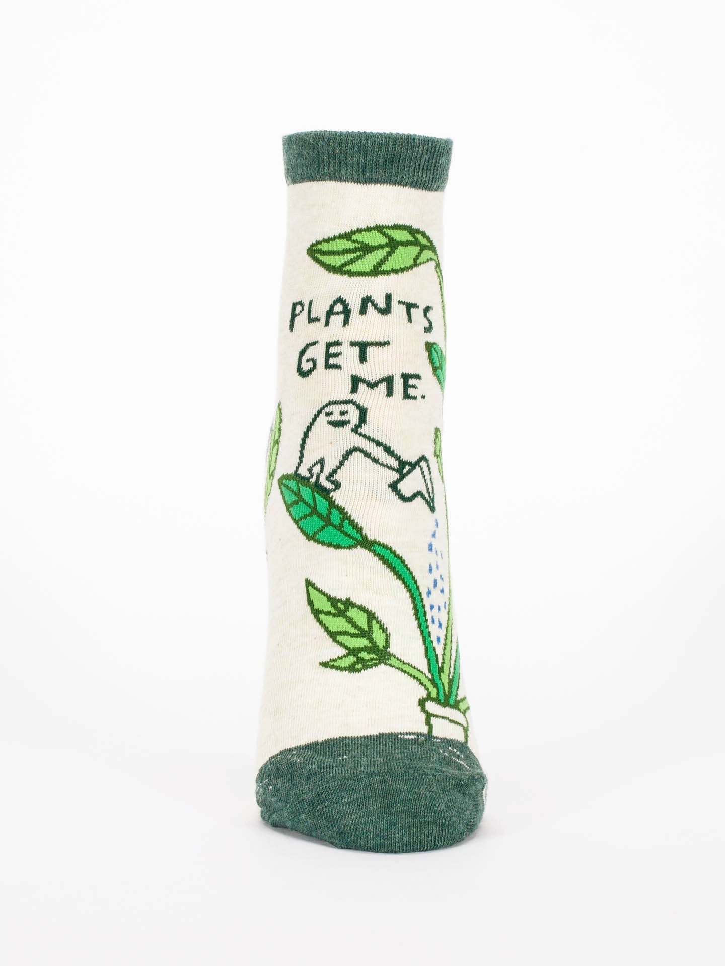 Blue Q Womens Ankle Socks - Plants Get Me    
