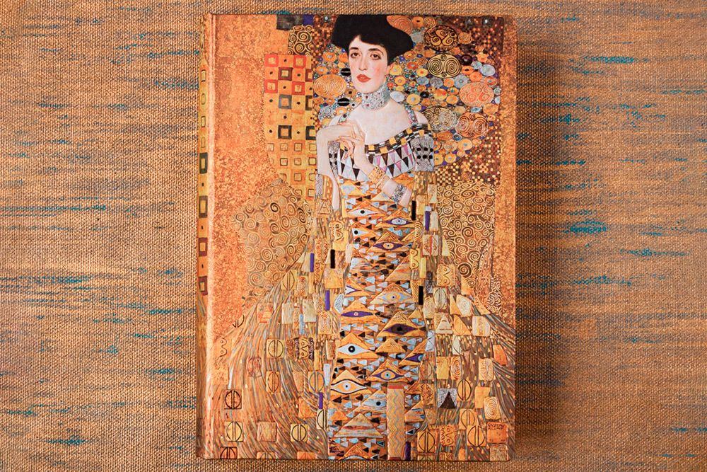 Klimt's 100th Anniversary Portrait of Adele Lined Midi Hardcover Journal    