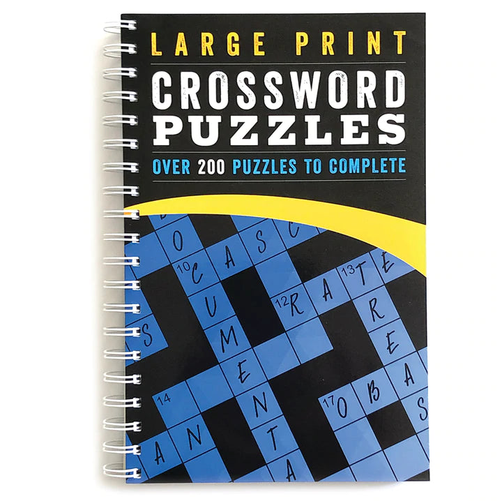 Large Print Crossword Puzzles - More Than 200 Puzzles to Complete    