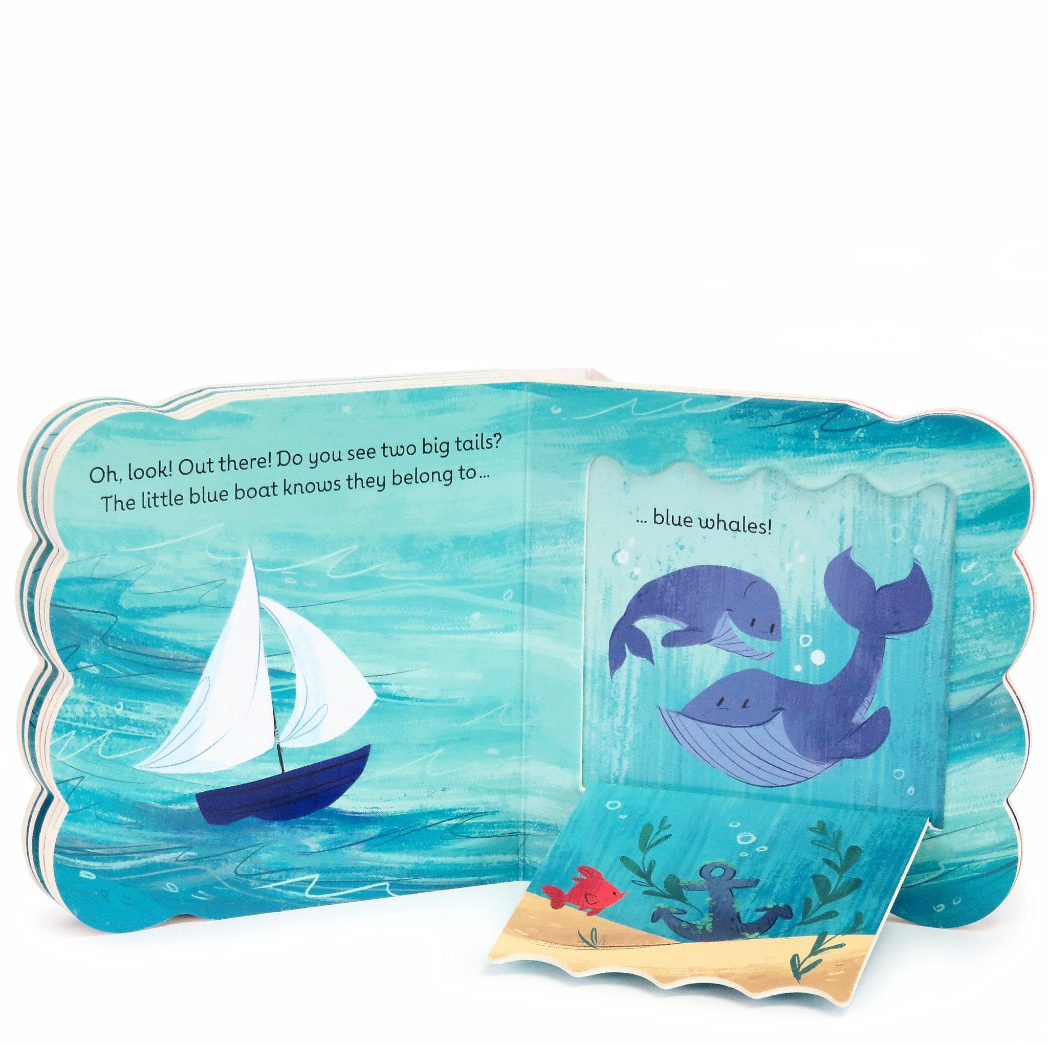 Little Blue Boat - Ocean Lift A Flap Book    