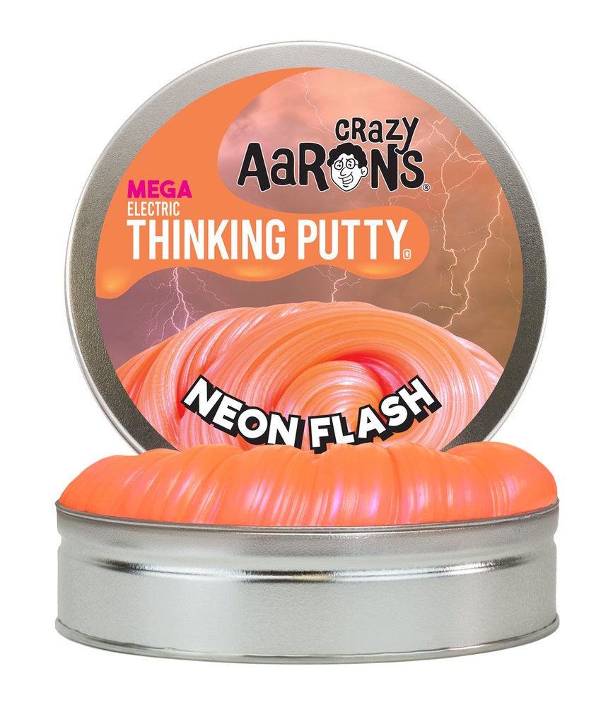 Crazy Aaron's Neon Flash - Mega Electric Thinking Putty    
