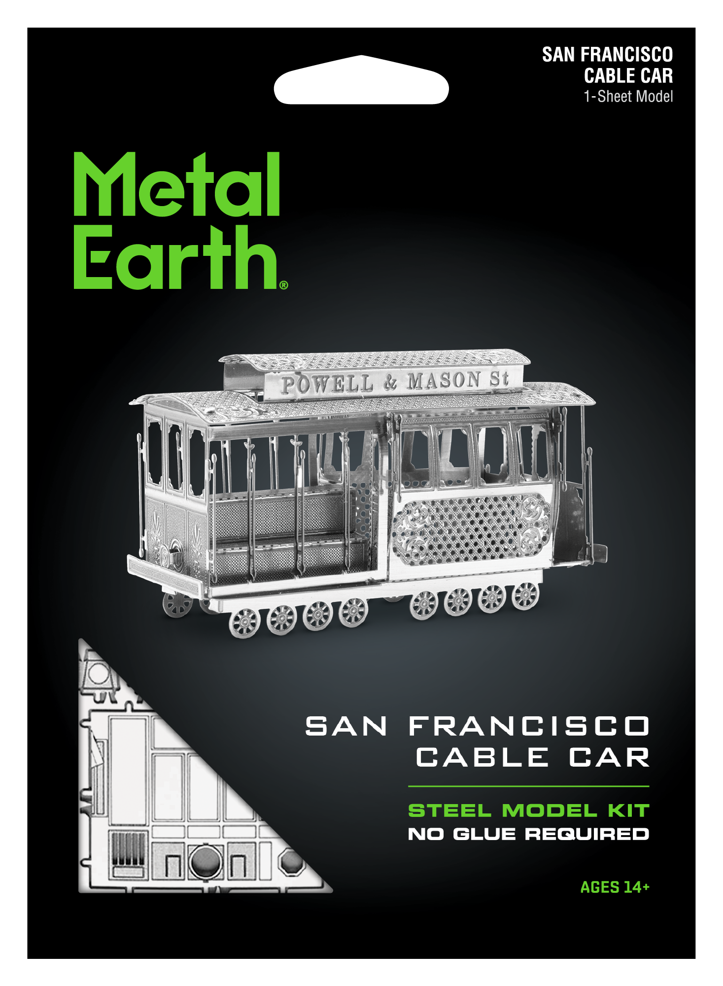 Metal Earth - San Francisco Cable Car    