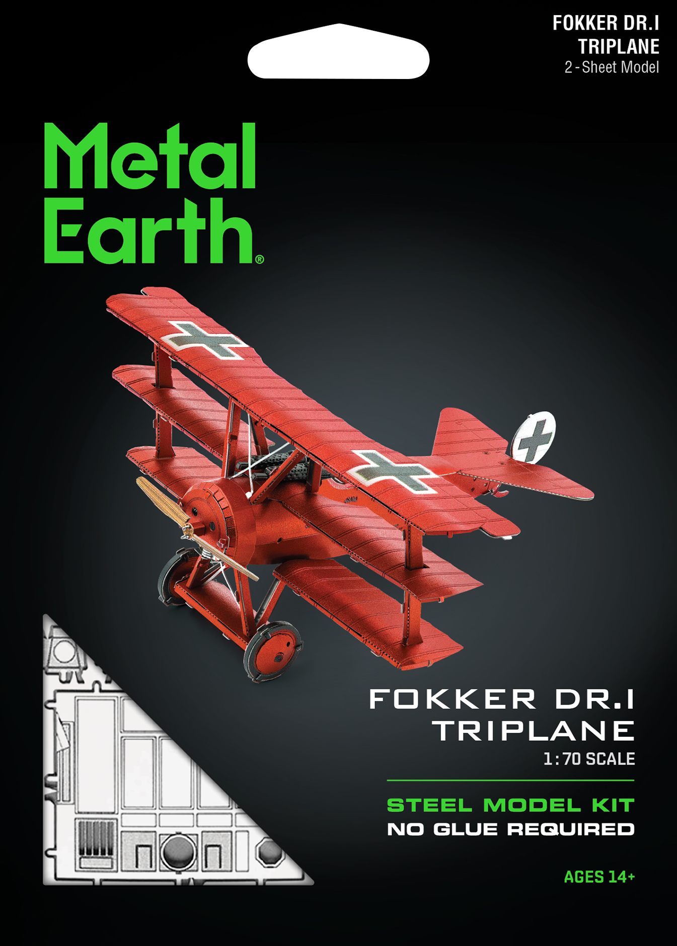 Metal Earth - Fokker DR.I Triplane    