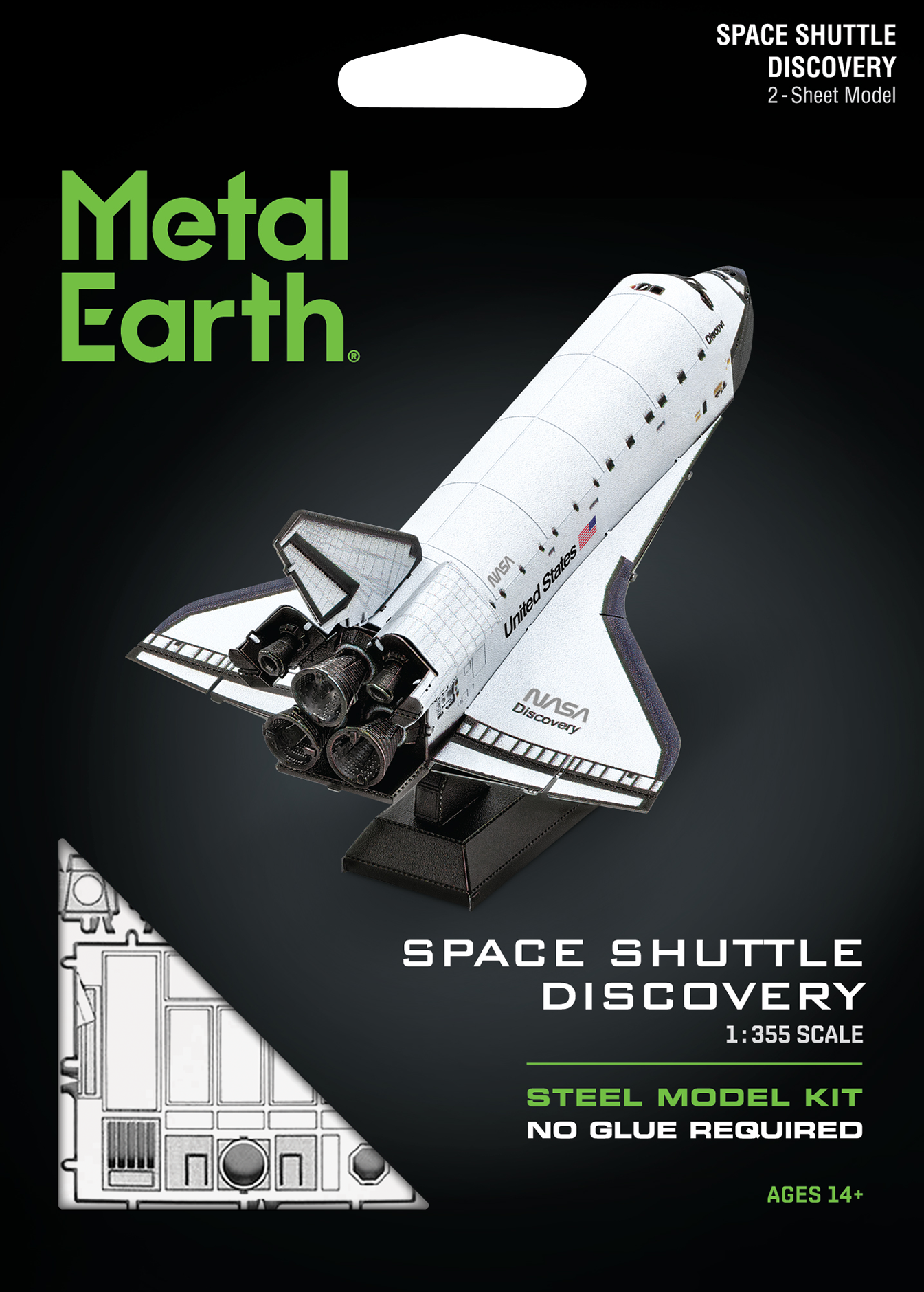 Metal Earth - Space Shuttle Discovery    