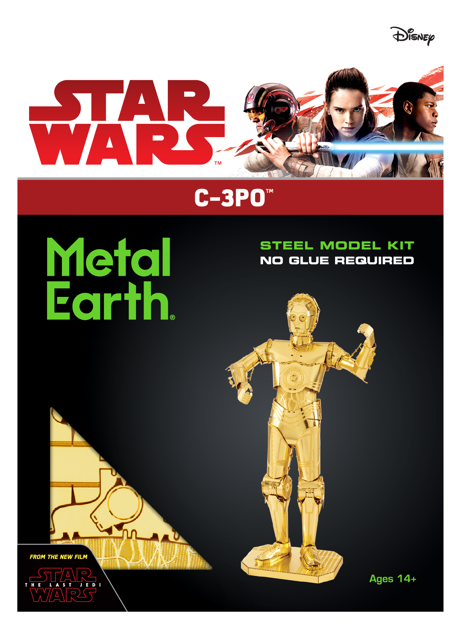 Metal Earth - Star Wars Gold C-3PO    