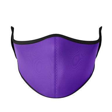 Kids Mask Ages 3-7 - Solid Purple    