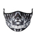 Kids Mask Ages 3-7 -Black and White Tie Dye    