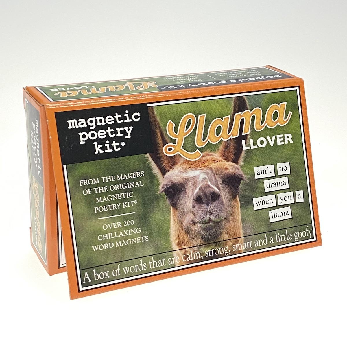 Magnetic Poetry - Llama Llover    