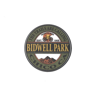 Chico Sticker - Mini - The Trails Are Calling Bidwell Park    