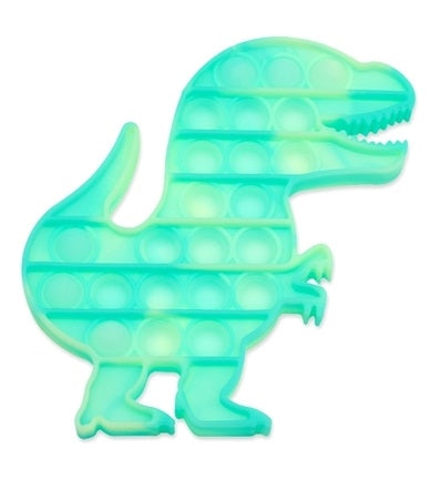 Pop Fidgety Dinosaur - Light Green or Dark Green    