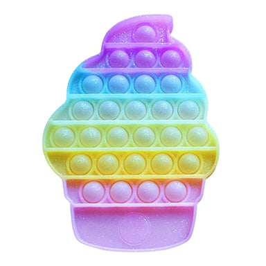 Pop Fidgety - Rainbow Glitter Ice Cream    